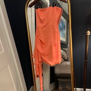 Gianni Bini Coral Strapless Dress
